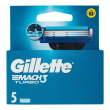 gillette mach3 turbo lame di ricambio x5