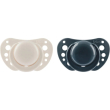 chicco physioforma air 6-16m - 2 succhietti in silicone blu e bianco