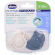 chicco succhietti air in silicone colore blu 6-16 mesi 1 pz altro