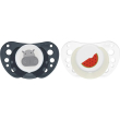 physioforma air lumi 16-36m - 2 succhietti in silicone colore blu