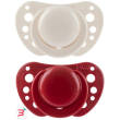 chicco succhietti air rosso silicone 6-16 mesi 2 pezzi