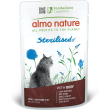 sterilised manzo - alimento umido completo per gatti adulti sterilizzati 70 gr