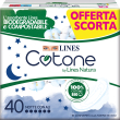 lines quadripack cotone ali notte x 32+8