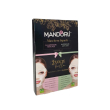 mandorlì maschera in fibra di bamboo bipack illuminante anti-age + nutriente anti-età viso-collo 1