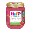 hipp biologico, tesori di frutta mela fragola e lampone, 160 g