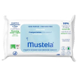 mustela salviette compostabili all'acqua senza profumo, 60 pezzi