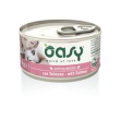 oasy cat um mousse salmone 85gr lattina
