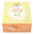 gift box touch 1, scrub mani e crema idratante, cofanetto benessere mani 50ml - regalo per mani morb
