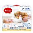 baby care 2 mini - 24 pannolini per bambini 3/6 kg