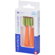 curaprox testine di ricambio per spazzolino da viaggio ortho orange 2