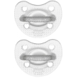 chicco physioforma - succhietto gommotto 2-6m crystal in silicone, 2 pezzi
