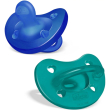 physioforma gommotto 16-36m - succhietto in silicone azzurro 2 pezzi