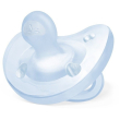 chicco physioforma - succhietto gommotto 2-6m soft in silicone azzurro, 1 pezzo