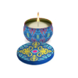 colors candela profumata blu con citronella ed eucalipto 120g