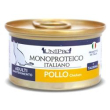 unipro per gatti adult con unicamente pollo barattolo  85 g