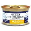 unipro per gatti kitten con pollo unicamente barattolo 85 g