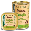 unipro rustico per cani con coniglio riso crusca e ananas barattolo 4...