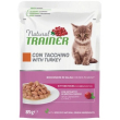 trainer gatto natural kitten&young tacchino 85 gr      temporaneamente mancante dall'aziend
