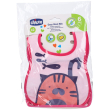 chicco bavaglini pappa 6+ mesi colore pink 1 pz altro