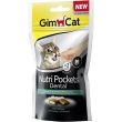 gimcat nutri pockets dental - mangime complementare per gatti per la salute dentale 60 gr