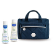 mustela vanity set neonato da viaggio pochette 2x200 ml