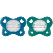 chicco succhietto azzurro physioforma dual soft 16-36 mesi 2 ciucci