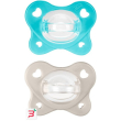 chicco dual soft succhietto azzurro 6-16 mesi 2 pezzi