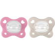 chicco physioforma dual soft - 2 succhietti 6-16m - rosa
