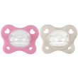chicco succhietto rosa physioforma dual soft 6-12 mesi 2 ciucci