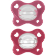 chicco dual soft succhietto rosa 16-36 mesi 2 pezzi