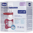 chicco dual soft succhietto rosa 16-36 mesi 2 pezzi pz succhietti
