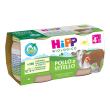 hipp biologico, omogeneizzato pollo e vitello, 2 x 80 g