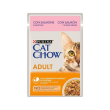purina cat chow adult salmone e fagiolini - alimento completo per gatti adulti 85 gr