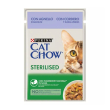 purina cat chow sterilised agnello e fagiolini - alimento completo per gatti adulti sterilizzati 85
