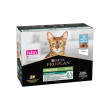 purina pro plan sterilised adult merluzzo - alimento completo per gatti sterilizzati 10 x 75 gr