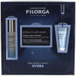 filorga, xmas coffret hydra, siero 30 ml + maschera 20 ml + crema 15 ml