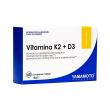 vitamina k2 + d3 60 compresse - integratore per ossa, denti e sistema immunitario