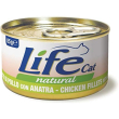 life cat natural filetti pollo e anatra - alimento umido per gatti 85 gr