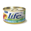 life cat natural tonno con frutta mix - alimento umido per gatti 85 gr