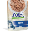 life natural cat tonno - alimento completo per gatti adulti 70 gr