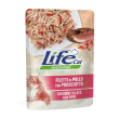 life natural cat pollo con prosciutto - alimento umido per gatti 70 gr