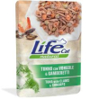 life cat natural adult tonno con vongole e gamberetti