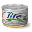 life cat natural tonno con alicette e surimi - alimento umido per gatti 150 gr