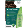 zuccari aloecolor - tintura per capelli n. 5.0 castano chiaro