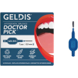 geldis doctor pick scovolini interdentali per pulizia denti colore blu 0,9mm 7 pezzi