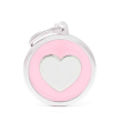 pink big circle heart