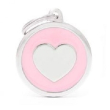 pink big circle heart