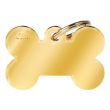 my family medaglietta osso (l) ottone oro (ref. mfb07)