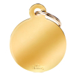 my family medaglietta cerchio (l) ottone oro (ref. mfb17)