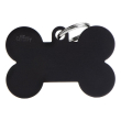 my family medaglietta osso (xl) alluminio nero (ref. mfxl05)
